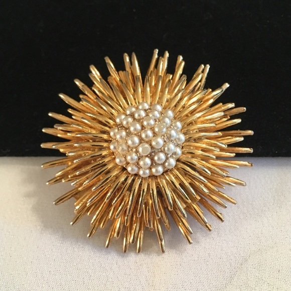 Vintage Jewelry - Vintage AccessoCraft Dimensional Brooch